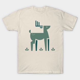 Blue deer T-Shirt